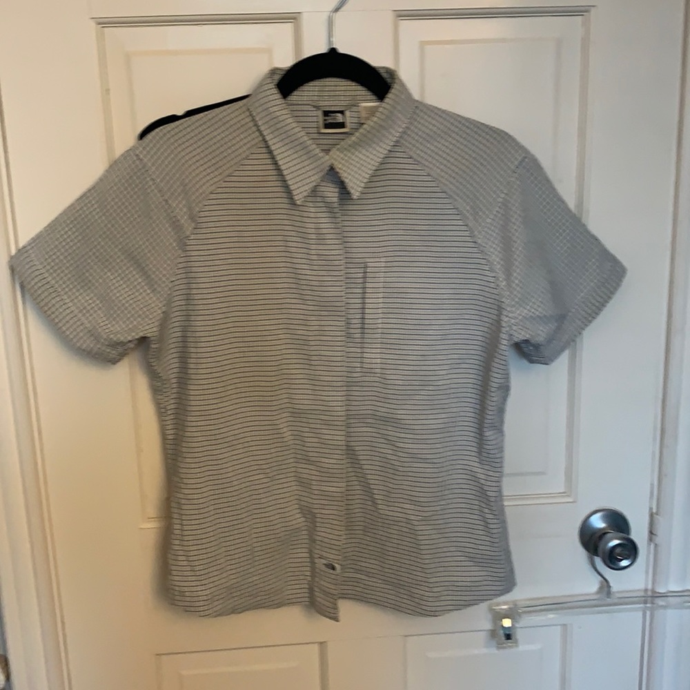 North face camp shirt plaid size L
